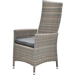 Garden Impressions Mexico verstelbare fauteuil - natural rotan - antr.