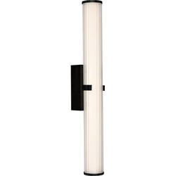 Landelijke Wandlamp - Bussandri Exclusive - Metaal - Landelijk - LED - L: 9cm - Voor Binnen - Woonkamer - Eetkamer - Zwart