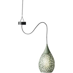 Hanglamp solar - groen - ijzer - 21 cm - tuinverlichting - Buitenverlichting