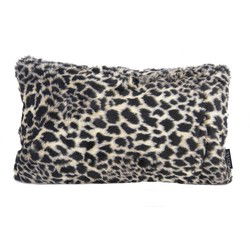 Sierkussen Hairy Leopard Cream | 30 x 50 cm | Polyester