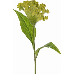 Celosia argentea 'cristata' hanenkam h60 cm kunstbloem zijde nepbloem