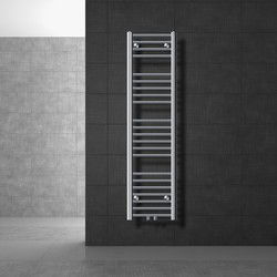 Badkamer radiator middenaansluiting 300x1400 mm chroom recht incl. montagemateriaal LuxeBath