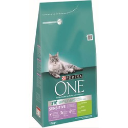 Kattenvoer one sensitive rijk aan kalkoen & rijst brokjes 1,5 kg