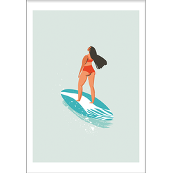 Surf babe (21x29,7cm)