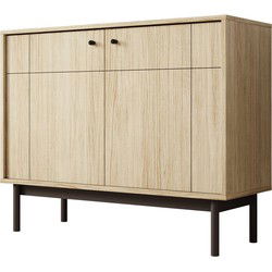 Meubella - Dressoir Jules - Eiken - 104 cm