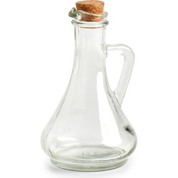 Zeller azijn/olie fles - glas - 270 ml - met kurk - Olie- en azijnstellen