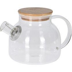 Glazen theepot 800 ml met filter - Theepotten