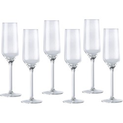 30x Champagneglas/glazen 22 centiliter - Champagneglazen