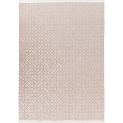 Basic Home Wasbaar Vloerkleed - Effen Tapijt- Soft & Anti-slip - Licht Taupe- 80x280 CM