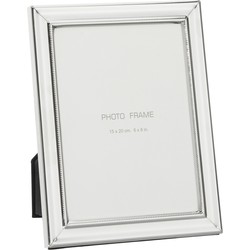 Luxe zilveren fotolijstje / fotoframe 19 x 24 cm - Fotolijsten