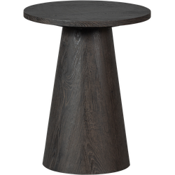 WOOOD Maan Salontafel - MDF - Donkerbruin - 50x40x40