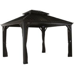 Sojag Paviljoen Pergola Messina 298x363 cm - Antraciet