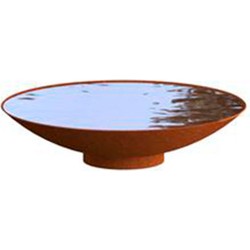 Adezz Waterschaal cortenstaal rond 60 x 60 x 14 cm