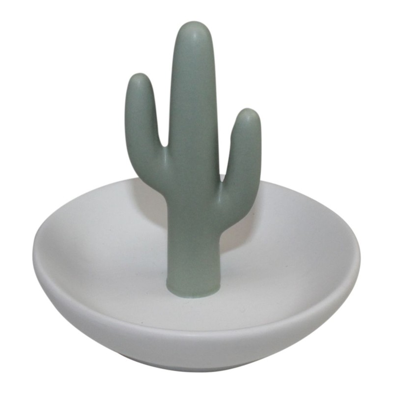 Sieraden Schaaltje Cactus-11x11cm-Keramiek-Goud-Housevitamin - 