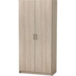 Kast met 2 deuren, 5 planken L79,7 cm houtdecor - Multifunctioneel