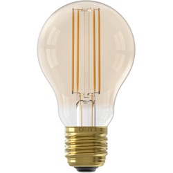 LED volglas Filament Standaardlamp 220-240V 4.5W 470lm E27 A60, Goud 2100K Dimbaar - Calex
