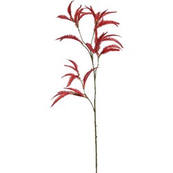 Large fern 120 cm burgundy kunstbloem zijde nepbloem