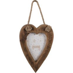 Clayre & Eef Fotolijst Bruin Hout