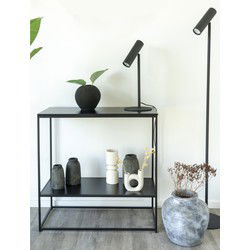 Vloerlamp Paris - Zwart - Staal