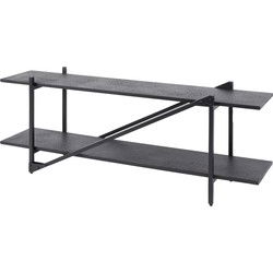 Tv-meubel - Metaal - 140x35x51cm - Piega