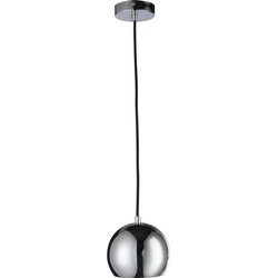 J-line - Hanglamp Bol Metaal Silver Small - 15x15x120cm