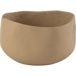 J-line - Schaal Goa Aluminium Beige - 24x24x14cm