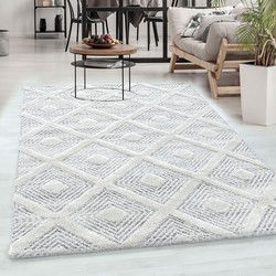 Sofia Modern Grijs vloerkleed - - 120 X 170 CM