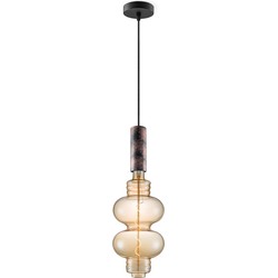 Home sweet home hanglamp Saga roest Diabolo - amber