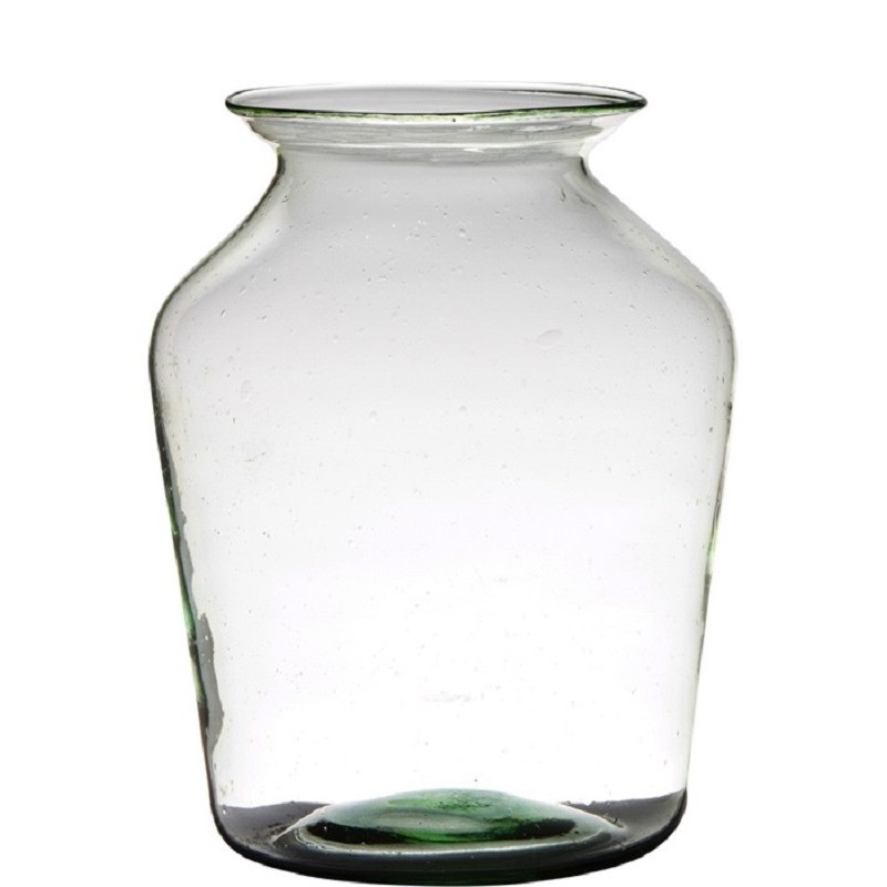 Goedkeuring patroon Negen Transparante luxe grote vaas/vazen van glas 36 x 24 cm - Vazen - Hakbijl  Glass - | HomeDeco.nl