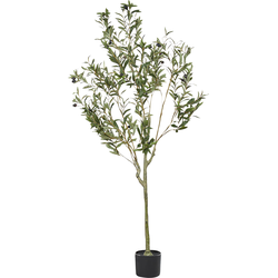 Beliani OLIVE TREE - Kunstplant-Groen-Synthetisch materiaal