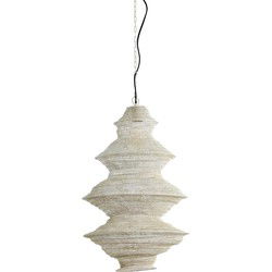 Light&living Hanglamp Ø40x70 cm NAKISHA licht grijs