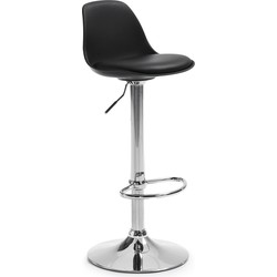 Kave Home - Orlando-T Kruk zwart hoogte 60-82 cm