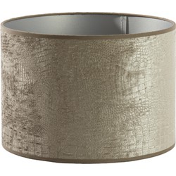 Light & Living - Lampenkap CHELSEA - Ø30x21cm - Zilver