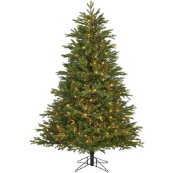 Black Box Trees Kunstkerstboom Cottage - 137x137x185 cm - PVC - Groen