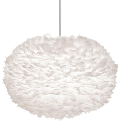 Eos X-large hanglamp white - met koordset zwart - Ø 75 cm