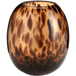 Deco Vaas Panter - Cheetah Amber - H26 cm