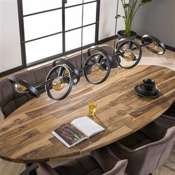 Hanglamp - Metaal - Charcoal - 8 Lichts - Lamp Hover
