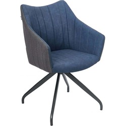 Feel Furniture - Eetkamerstoel - Bradley - Blauw