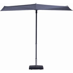 Sun wave safier blue stokparasol 270 x 150 cm zonwering - Madison