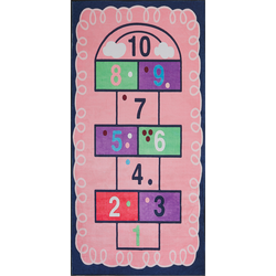 Beliani HONAZ - Kindervloerkleed-Multicolor-Polyester