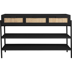 Dutchbone Yasu Consoletafel/ Wandtafel Zwart