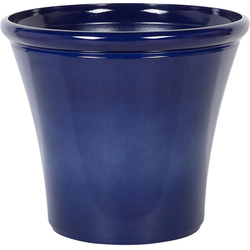 Beliani KOKKINO - Plantenbak voor buiten-Blauw-Klei-vezelmengsel