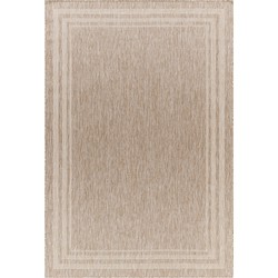  Buitenkleed - Balkon, Terras, Keuken - Jute-Look Tapijt GEORGIA - Beige/Ivoor - 160x213 cm 