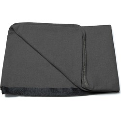 Kave Home - Dyla hoofdbordbekleding in zwart voor bedden van 90 cm
