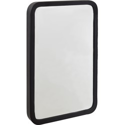 LOFT42 Mirror Wandspiegel - Zwart - Metaal - 46x31