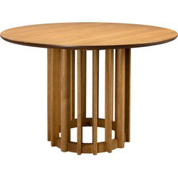 Dutchbone Barlet Eettafel Rond 120 cm Hout Eiken