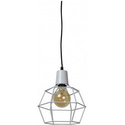 Urban Interiors Hanglamp Wire Wit 24 cm