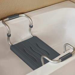 MSV Badkamer Bad zitje - stoel/kruk - Verhoogd zittend douchen - uitschuifbaar 55 tot 65 cm - douchekrukjes