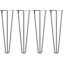 The Hairpin Leg Co. - Hairpin Legs - Bank - 40cm - 10mm - Bankpoten - 3 Staven - Zink