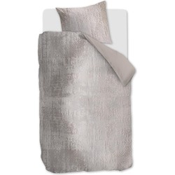 At Home Dekbedovertrek Velvet Textures - light grey 140x200/220cm